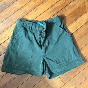 Big Bud Press Green High-Waist Work Pants Shorts, S